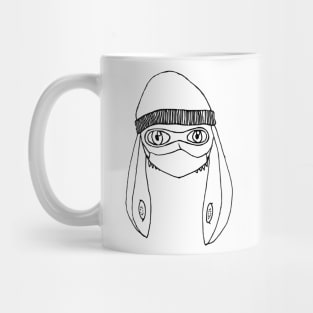 Gamer squid girl (black) Mug